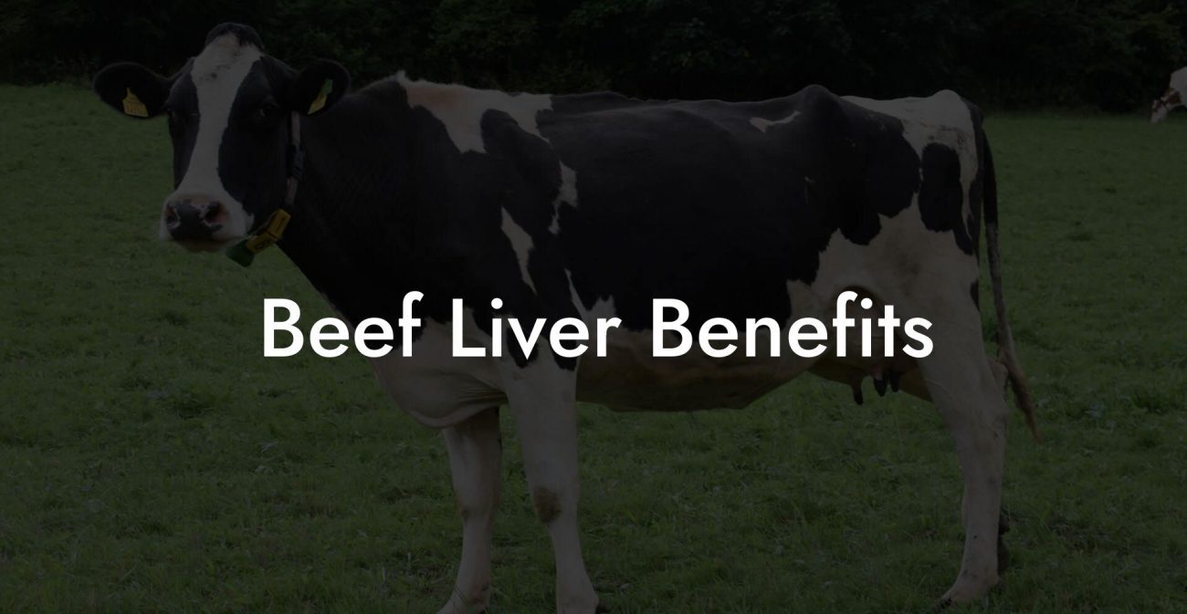 Beef Liver Benefits