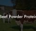Beef Powder Protein