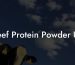 Beef Protein Powder UK