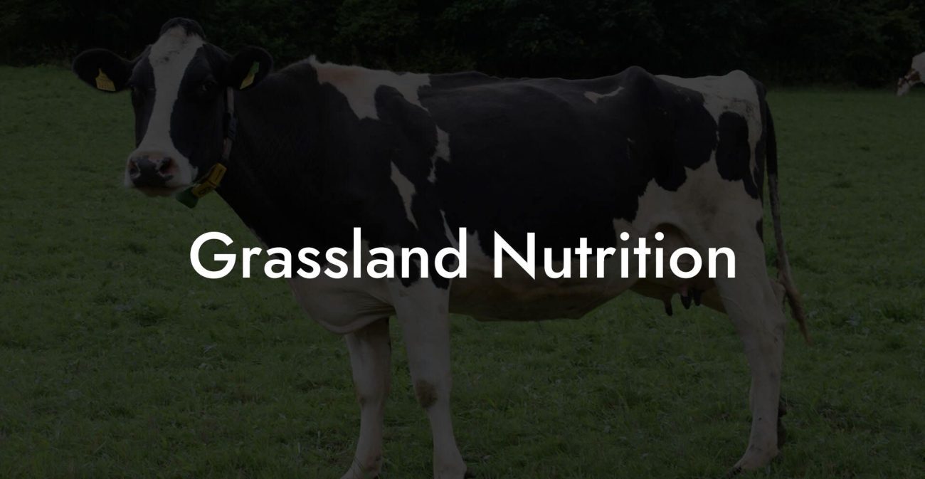 Grassland Nutrition