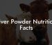 Liver Powder Nutrition Facts