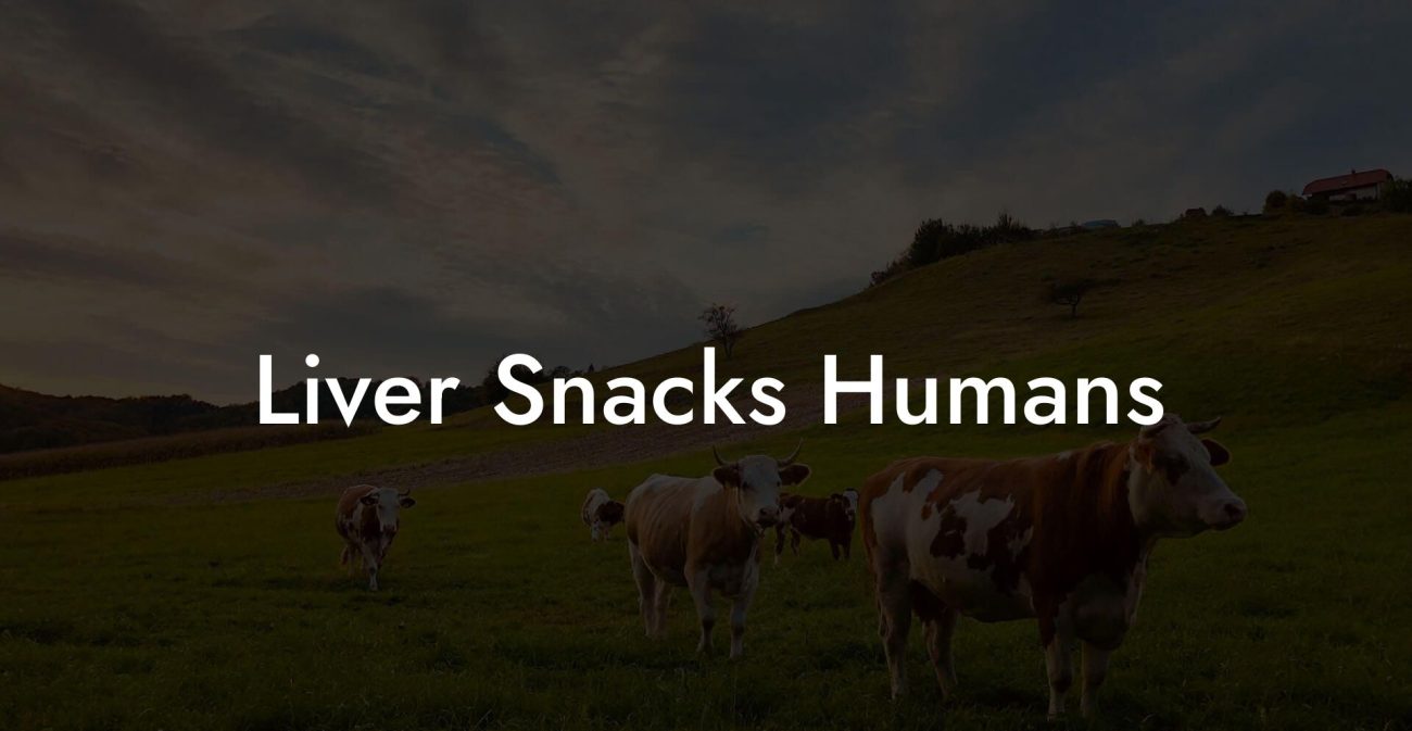 Liver Snacks Humans