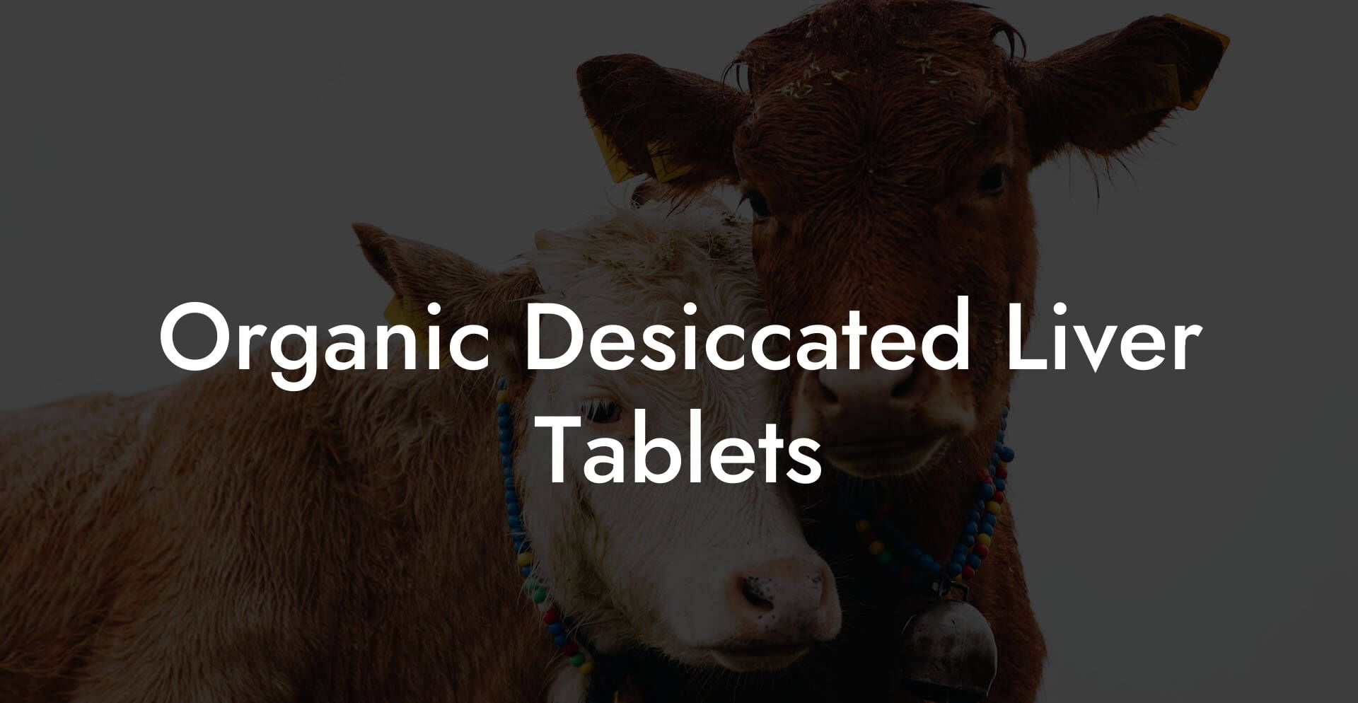 Organic Desiccated Liver Tablets