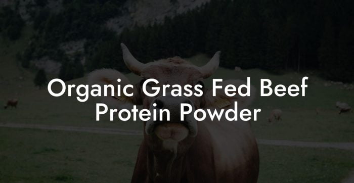 Organic Grass Fed Beef Protein Powder - Beef Liver Powders - Grass Fed Grass Finished Protein Powder