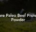 Pure Paleo Beef Protein Powder