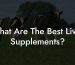 What Are The Best Liver Supplements?